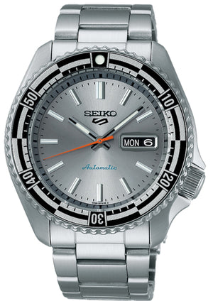 Seiko 5 Sports Special Edition Silver Dial Silver Steel Strap Watch For Men - SRPK09K1 Buy Now By Seiko