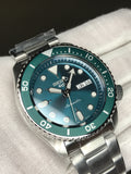 Seiko 5 Sports Automatic Green Dial Silver Steel Strap Watch For Men - SRPD61K1 Buy Now By Seiko