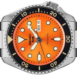 Seiko 5 Sports Automatic Orange Dial Silver Steel Strap Watch For Men - SRPD59K1 Buy Now By Seiko