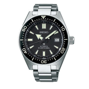 Seiko Prospex Automatic Diver Black Dial Silver Steel Strap Watch For Men - SPB051J1 Buy Now By Seiko