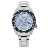 Seiko Prospex Limited Edition Automatic GMT Glacier Blue Dial Silver Steel Strap Watch For Men - SPB385J1 Buy Now By Seiko