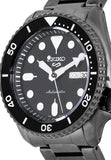 Seiko 5 Sports Automatic Black Dial Black Steel Strap Watch For Men - SRPD65K1 Buy Now By Seiko