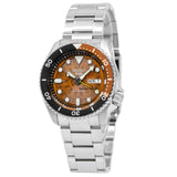 Seiko 5 Sports Sonar Special Edition Brown Dial Silver Steel Strap Watch For Men - SRPJ47K1 Buy Now By Seiko
