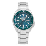 Seiko 5 Sports Automatic Green Dial Silver Steel Strap Watch For Men - SRPD61K1 Buy Now By Seiko