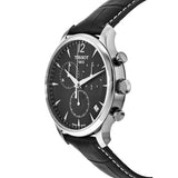 Tissot Tradition Chronograph Black Dial Black Leather Strap Watch For Men - T0636171605700 Buy Now By Tissot