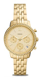 Fossil Neutra Chronograph Gold Dial Gold Steel Strap Watch for Women - ES5219 Buy Now By Fossil