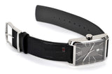 Calvin Klein Window Black Dial Black Leather Strap Watch for Men - K2M21107 Buy Now By Calvin Klein
