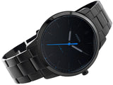Fossil The Minimalist Black Dial Black Steel Strap Watch for Men - FS5308 Buy Now By Fossil