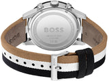 Hugo Boss Allure Chronograph Black Dial Multicolor Nylon Strap Watch for Men - 1513963 Buy Now By Hugo Boss