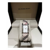 Burberry The Pioneer Grey Dial Leather Strap Watch for Women - BU9504