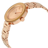 Movado Bold Rose Gold Dial Rose Gold Steel Strap Watch for Women - 3600387 Buy Now By Movado