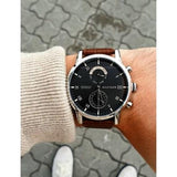 Tommy Hilfiger Kane Grey Dial Brown Leather Strap Watch for Men - 1710398 Buy Now By Tommy Hilfiger