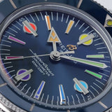 Breitling Superocean Heritage '57 Black Dial Silver Mesh Bracelet Watch for Men - A103701A1B1A1 Buy Now By Breitling