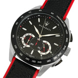 Maserati Traguardo Black Dial Black Leather Strap Watch For Men - R8871612028 Buy Now By Maserati