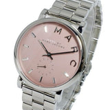 Marc Jacobs Baker Pink Dial Silver Steel Strap Watch for Women - MBM3280 Buy Now By Marc Jacobs