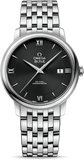 Omega De Ville Prestige Co-Axial Black Dial Silver Steel Strap Watch for Men - 424.10.40.20.01.001 Buy Now By Omega