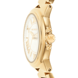 Michael Kors Camille Quartz White Dial Gold Steel Strap Watch For Women - MK7255 Buy Now By Michael Kors