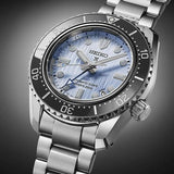 Seiko Prospex Limited Edition Automatic GMT Glacier Blue Dial Silver Steel Strap Watch For Men - SPB385J1 Buy Now By Seiko
