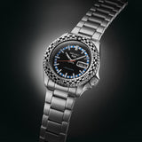 Seiko 5 Sports Checker Flag Special Edition Black Dial Silver Steel Strap Watch For Men - SRPK67K1 Buy Now By Seiko