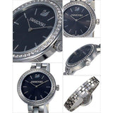 Swarovski Daytime Rhinestone Grey Dial Silver Steel Strap Watch for Women - 5213681 Buy Now By Swarovski