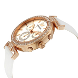 Swarovski Era Journey Silver Dial White Leather Strap Watch for Women - 5295369 Buy Now By Swarovski