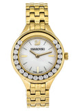 Swarovski Lovely Crystals White Dial Gold Steel Strap Watch for Women - 5242895 Buy Now By Swarovski