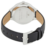 Swarovski Lovely Crystals Mother of Pearl Black Dial Black Leather Strap Watch for Women - 5242898 Buy Now By Swarovski