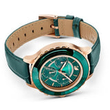 Swarovski Octea Lux Chrono Emerald Green Dial Green Leather Strap Watch for Women - 5452498 Buy Now By Swarovski
