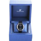 Swarovski Octea Nova Grey Dial Grey Leather Strap Watch for Women - 5295358 Buy Now By Swarovski