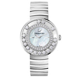 Swarovski Lovely Crystal Mother of Pearl Dial Silver Steel Strap Watch for Women - 1160307 Buy Now By Swarovski