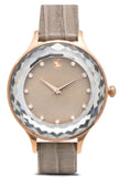 Swarovski Octea Nova Beige Dial Grey Leather Strap Watch for Women - 5649999 Buy Now By Swarovski
