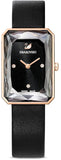 Swarovski Uptown Black Dial Black Leather Strap Watch for Women - 5547710 Buy Now By Swarovski