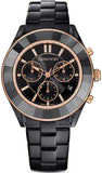 Swarovski Octea Lux Sport Black Dial Black Steel Strap Unisex Watch - 5610472 Buy Now By Swarovski