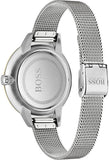 Hugo Boss Symphony Gold Dial Silver Mesh Bracelet Watch for Women - 1502600 Buy Now By Hugo Boss