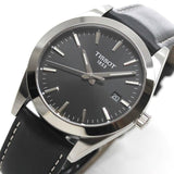 Tissot Gentleman Black Dial Black Leather Strap Watch For Men - T127.410.16.051.00 Buy Now By Tissot