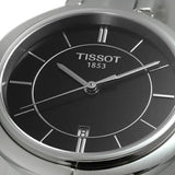 Tissot T Lady Flamingo Black Dial Black Leather Strap Watch For Women - T094.210.16.051.00 Buy Now By Tissot