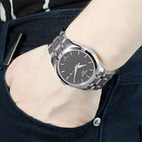 Tissot T Trend Couturier Chronograph Black Dial Silver Steel Strap Watch For Men - T035.410.11.051.00 Buy Now By Tissot