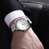 Tissot T Classic Tradition White Dial Silver Steel Strap Watch For Men - T063.610.11.037.00 Buy Now By Tissot