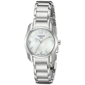 Tissot T Wave Mother of Pearl Dial Two Tone Steel Strap Watch For Women - T023.210.11.117.00 Buy Now By Tissot