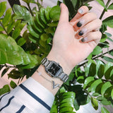 Tissot T Wave Black Dial Silver Steel Strap Watch for Women - T02.1.285.52 Buy Now By Tissot