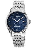Tissot Le Locle Powermatic 80 Blue Dial Silver Steel Strap Watch For Men - T006.407.11.043.00 Buy Now By Tissot