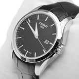 Tissot T Trend Couturier Black Dial Black Leather Strap Watch For Women - T035.210.16.051.00 Buy Now By Tissot