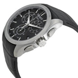 Tissot T Classic Couturier Chronograph Black Dial Black Leather Strap Watch For Men - T035.617.16.051.00 Buy Now By Tissot