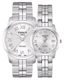 Tissot T Classic PR100 Silver Dial Silver Steel Strap Watch For Women - T049.210.11.033.00 Buy Now By Tissot