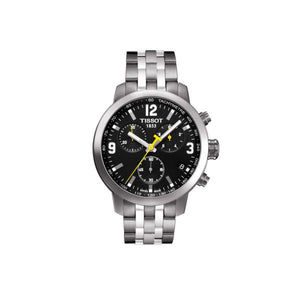 Tissot PRC 200 Chronograph Black Dial Stainless Steel Watch For Men - T0554171105700 Buy Now By Tissot