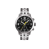 Tissot PRC 200 Chronograph Black Dial Stainless Steel Watch For Men - T0554171105700 Buy Now By Tissot