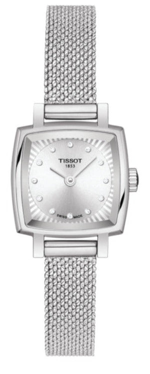 Tissot Lovely Square Silver Dial Silver Mesh Bracelet Watch For Women - T058.109.11.036.00 Buy Now By Tissot