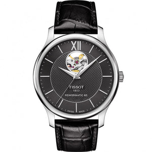 Tissot Tradition Powermatic 80 Open Heart Automatic Watch For Men - T063.907.16.058.00 Buy Now By Tissot