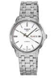 Tissot Automatics III Day Date White Dial Silver Steel Strap Watch For Men - T065.430.11.031.00 Buy Now By Tissot