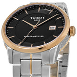 Tissot Luxury Powermatic 80 Black Dial Silver Steel Strap Watch For Men - T086.407.22.051.00 Buy Now By Tissot